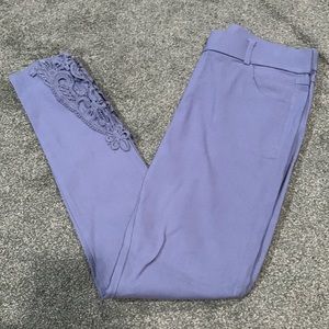 Not purple slate blue pants